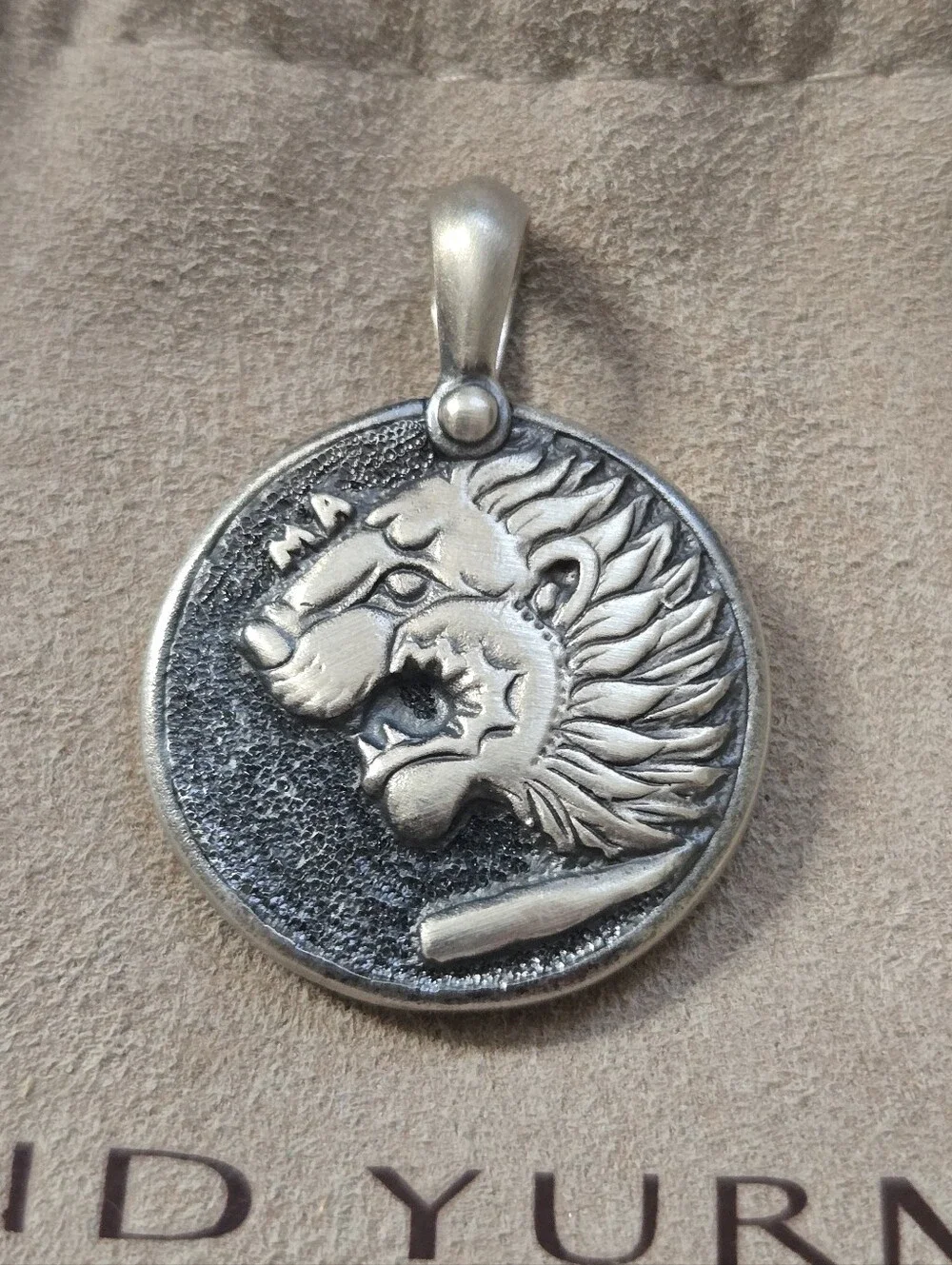 David Yurman Petrvs Lion Coin Amulet